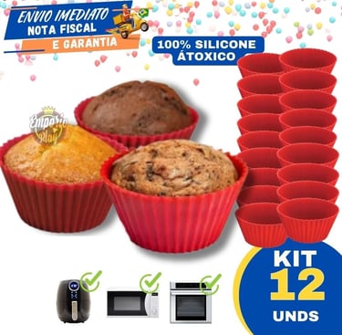 forminha de silicone assadeira