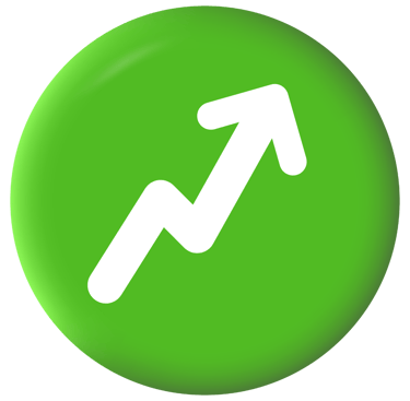 green colour arrow icon