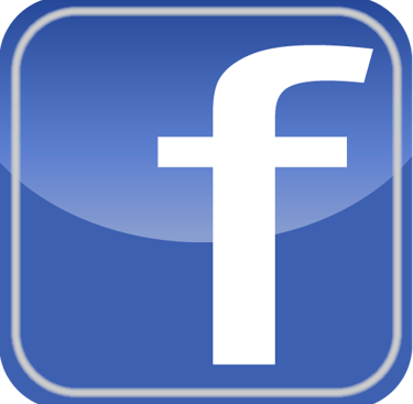 a facebook logo with the word facebook on it