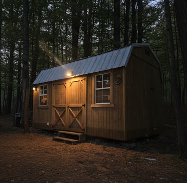 View of our woodshop