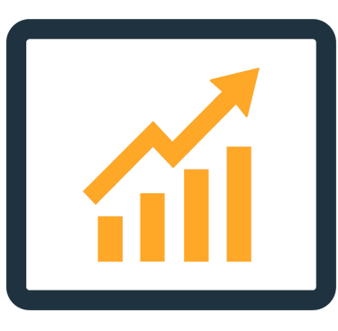Icon für Phase 4: Datenbasierte Optimierung für nachhaltiges Wachstum des Podcasts.