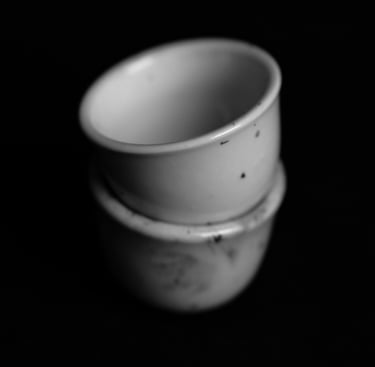 Anita Papp’s still life of ceramic cups, highlighting simplicity and the beauty of everyday objects.