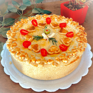 torta gourmet de frango caipira