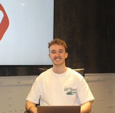 Close up of Webbie Founder and Web Developer, Luke Wilson