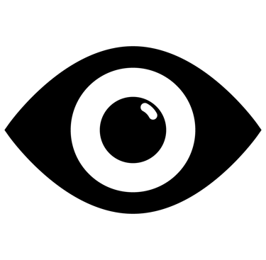 un oeil utilisé dans le jeu de société opération zèbre
