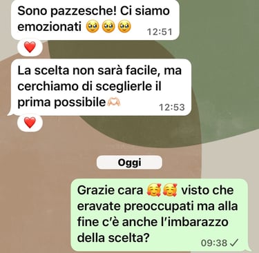 feedback sull'esperienza soglie
