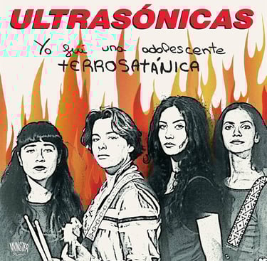 Portada del disco Yo fui Una Adolescente Terrosatánica.