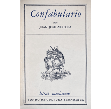 Portada del libro Confabulario.