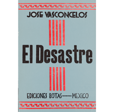 Portada del libro el Desastre.