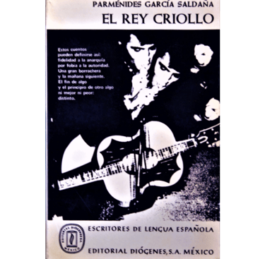 Poratada del libro El Rey Criollo.