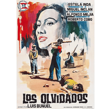 Portada de la película Los Olvidados.
