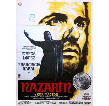 Portada de la película Nazarín.
