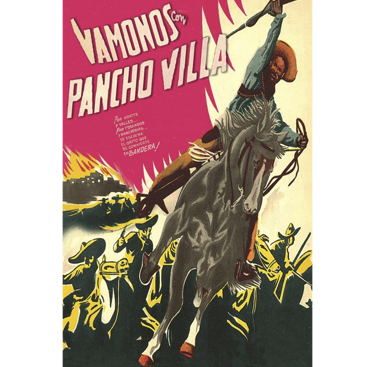 Portada de la película Vámonos con Pancho Villa.