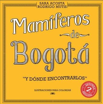 Libro para colorear, mamiferos