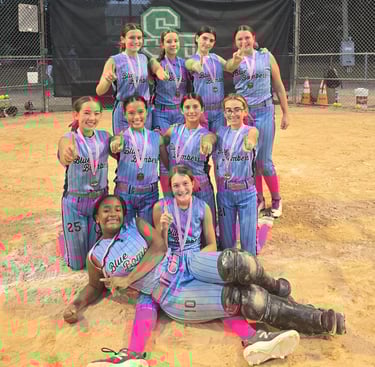 12U NJ Blue Bombers Softball Team