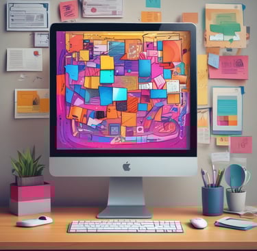 A focused web developer working on a sleek laptop in a minimalist workspace.