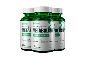 Tre flasker af kosttilskuddet Evitrol i kapsler