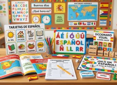 Didactic materials for Spanish Online Lessons