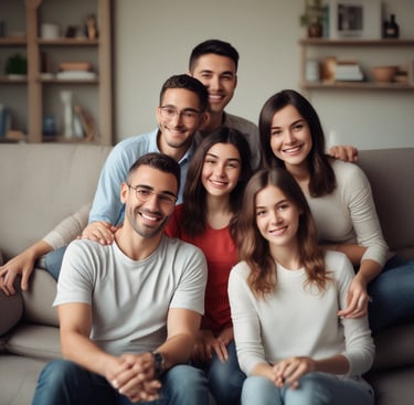 Bright living room with modern inventory
