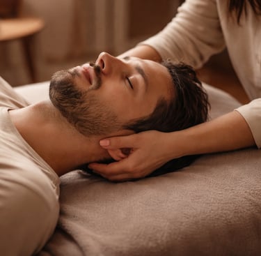 Séance d’ostéopathie pour adulte : manipulation douce des cervicales pour soulager les douleurs du c