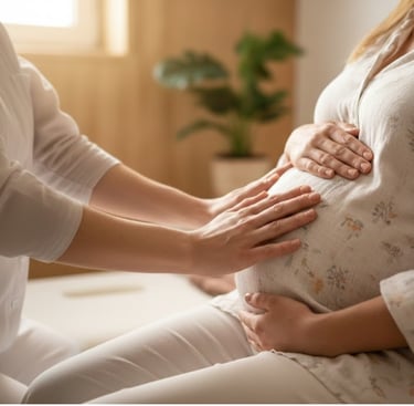 Préparation ostéopathique du bassin à l'accouchement et confort du bébé.