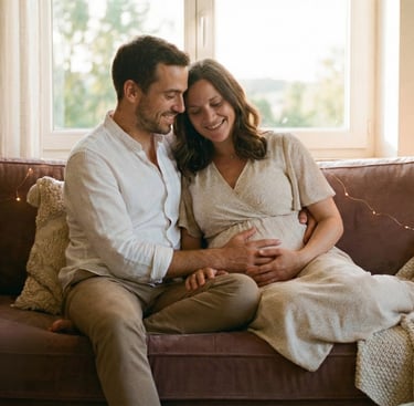 Couple en parcours PMA / projet bébé : soutien émotionnel et accompagnement global en ostéopathie.