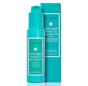Naturium Niacinamide Face Serum 12% Plus Zinc 2%, Anti-Aging, Pore Minimizer & Dark Spot