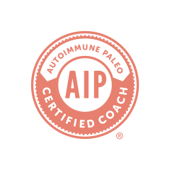 Autoimmune Paleo (AIP) Certified Coach Graduate logo for Johanna Aguirre, Bellingham WA