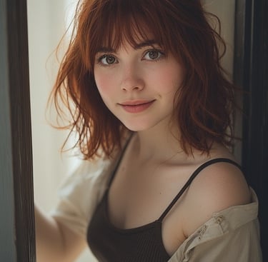 Claudie, personaggio della storia erotica Un Pomeriggio a Febbraio di Ophelio, nsfw +18