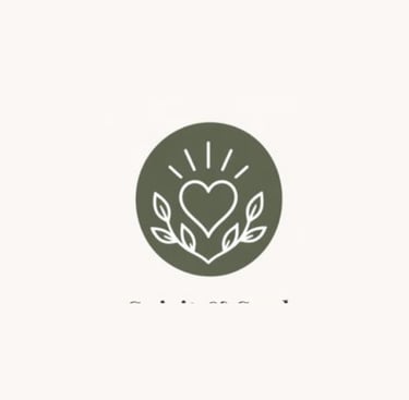 Spirit and soul wellness icon for emotional healing balance and personal connection