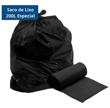 Saco de lixo resistente e reforçado