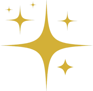 Elément décoratif - étoiles scintillantes- Rubenia Timmerman, auteure.