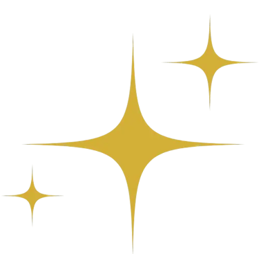 Elément décoratif - étoiles scintillantes- Rubenia Timmerman, auteure.