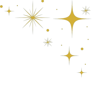Elément décoratif - étoiles scintillantes- Rubenia Timmerman, auteure.