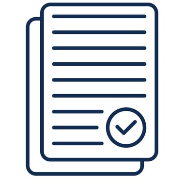  Ícone de documento técnico representando análise inicial de autos médico-legais.