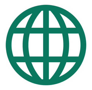 Globe symbol indicating learning Arabic from native Egyptian and Arab teachers