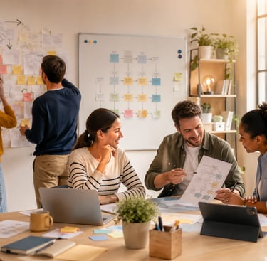 Accompagnement conduite du changement équipes en transformation — LenvolStudio