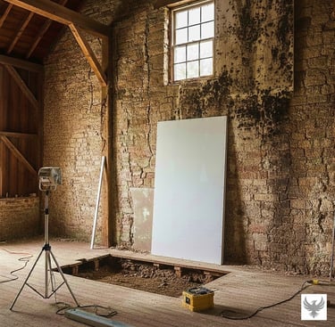 Grange intérieure à restaurer par P.S.Immo