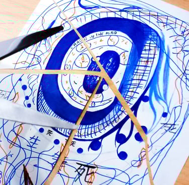 chaos in the mind eye illustration