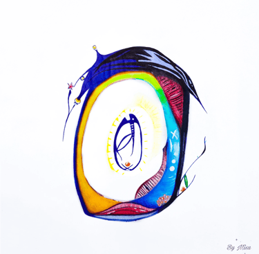 deep sea eye drawing