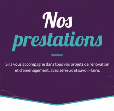 Bannière graphique pour nos prestations