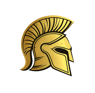 Spartan helmet symbol representing discipline precision and consistent execution