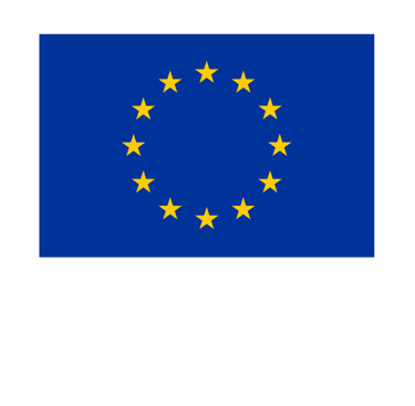The flag of the European Union with the text 'Funded by the European Union'.