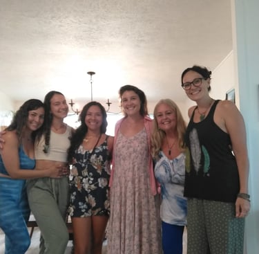 Crystal with friends circle