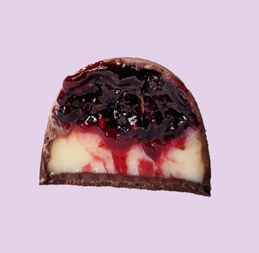 doces finos frutas vermelhas