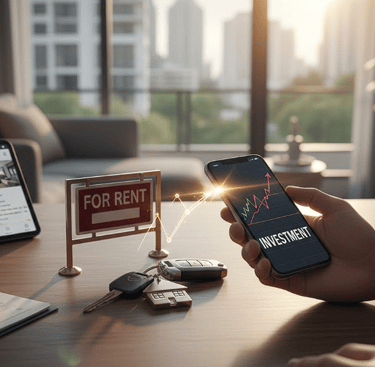 Renting out assets for passive income, a smart way to generate extra cash.