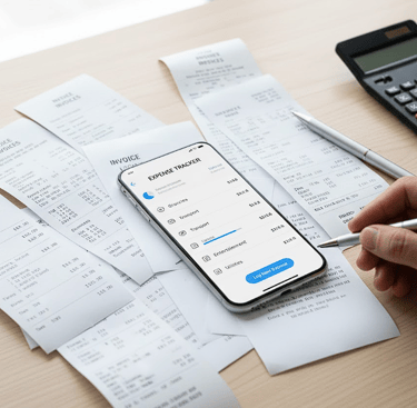 Tracking expenses for 30 days to save money and identify money leaks.