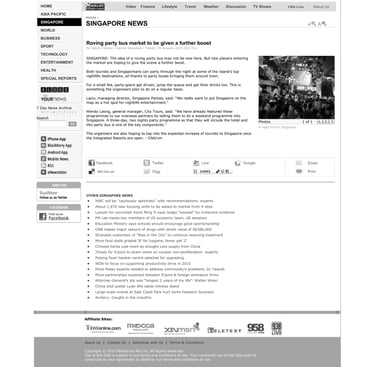 article thumbnail about Lazius Kaye VR Expert in Channel News Asia Singapore