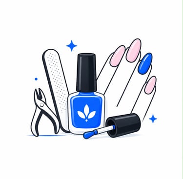 Modern nail salon website designed to attract more customers