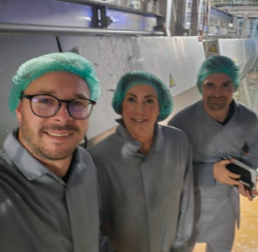 Plumatech field audit visit at poultry slaughterhouse Benelux